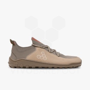 Brown Men's Vivobarefoot Tracker Decon Low FG2 Hiking Shoes | IN019TL