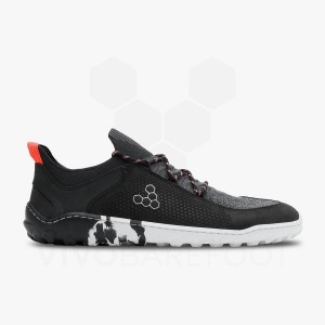 Obsidian Men's Vivobarefoot Tracker Decon Low FG2 Hiking Shoes | IN016WH