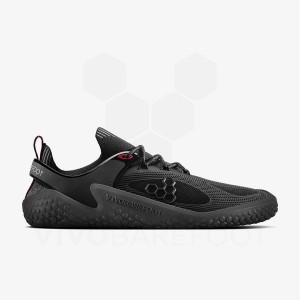 Obsidian / Dark Grey Men's Vivobarefoot Motus Strength JJF Training Shoes | IN103NN