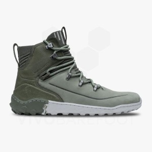 Olive Men's Vivobarefoot Tracker Decon FG2 Hiking Shoes | IN014YF