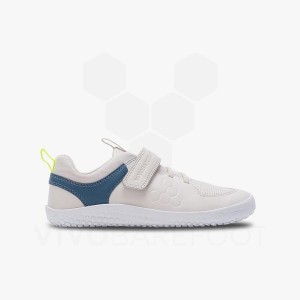 White Kids' Vivobarefoot Primus Ludo Juniors Shoes | IN360QC