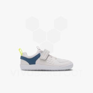 White Kids' Vivobarefoot Primus Ludo Shoes | IN359RX
