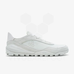 White Women's Vivobarefoot Novus Lifestyle Shoes | IN312MM